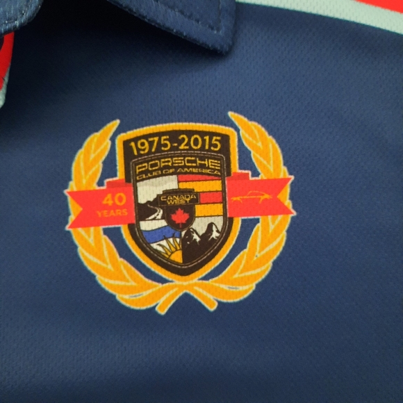 Jango Sportswear Porsche Racing Style Short Sleeve Button Up Shirt - Picture 3 of 10